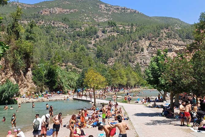 A day tour in Montanejos hot springs. - Salto de la Novia: Waterfall Views Plus River Bath Time