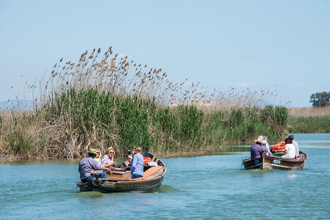Albufera Private Day Tour: Paella, Boat Cruise and Nature Walk - El Palmar and the sunset boat cruise on Albufera Lake