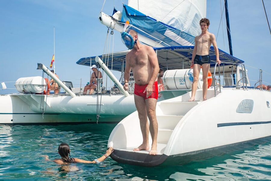 Alicante: 3-Hour Coastal Catamaran Cruise - Nets, drinks, fruit, and the onboard vibe you can actually relax in