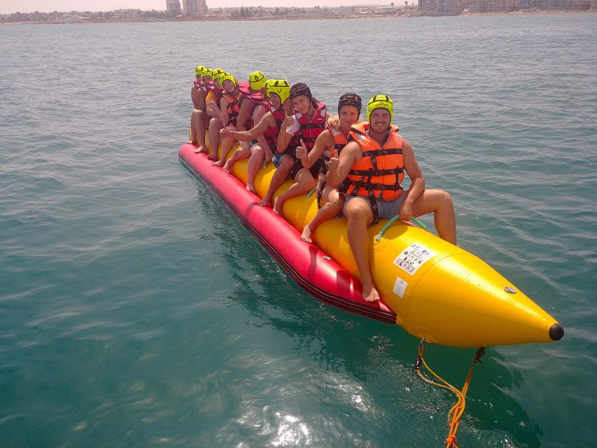 Alicante: Banana Boat Ride - Lifejacket, Boarding, and the Safety Moment Before the Chaos