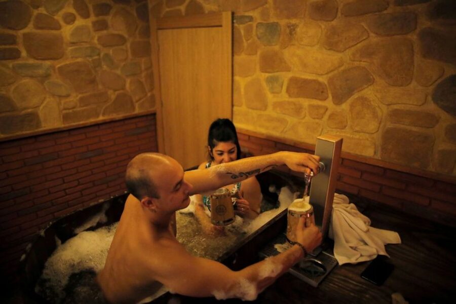 Alicante: Beer Spa Experience with Tastings and Snacks - Beer sauna and barley bed: the second half is where you slow down