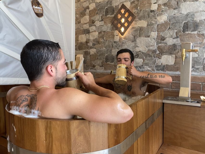 Alicante: Beer Spa Experience with Tastings and Snacks - The hot bubble bath in beer: how to get the most from the Jacuzzi time