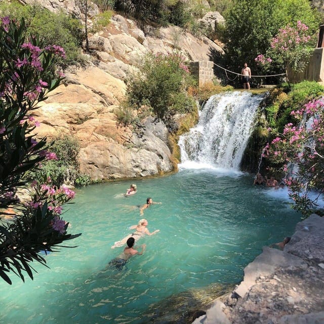 Alicante & Benidorm: Algar Waterfalls including transfer - Pickup and private transfer: easier than you think, worth it for comfort