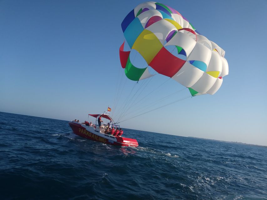 Alicante: Boat Trip and Parasailing Experience with Drink - Your one-hour boat time: music, life jacket, and the drink question