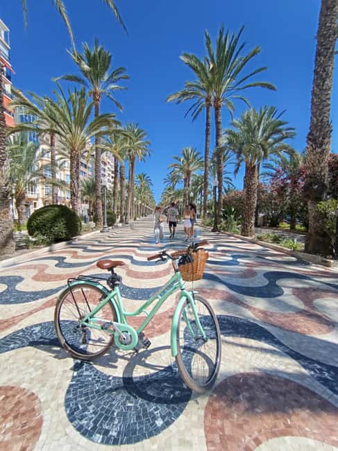 Alicante City Bike Tour - El Postiguet Beach, where the Mediterranean stop feels earned