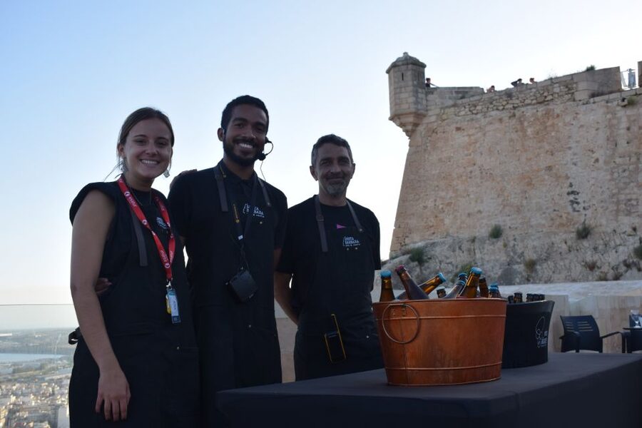 Alicante: Craft Beer Tasting at Santa Barbara Castle - The castle setting turns a beer flight into a view experience