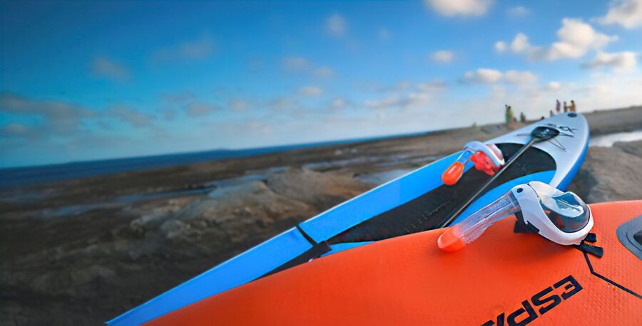 Alicante: E-Bike, Snorkeling and Paddle Surf Tour - La Albufereta: the Roman fish farm ruins stop