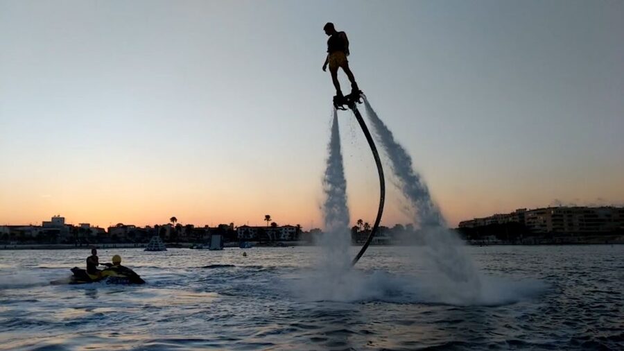 Alicante: Flyboarding Experience with Instructor - Entering The Port of Alicante, the Easy Way to Start
