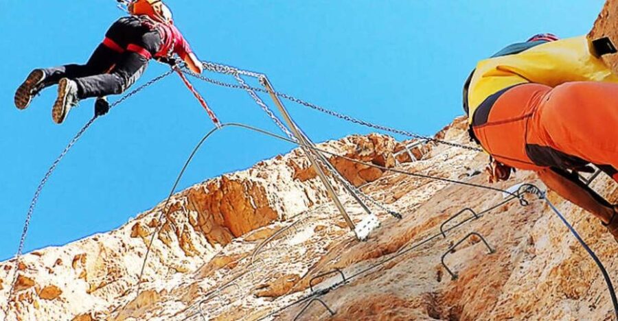 Alicante: Via Ferrata Hike in Redovan - Entering the Cables and Bridges, What Each Stage Feels Like