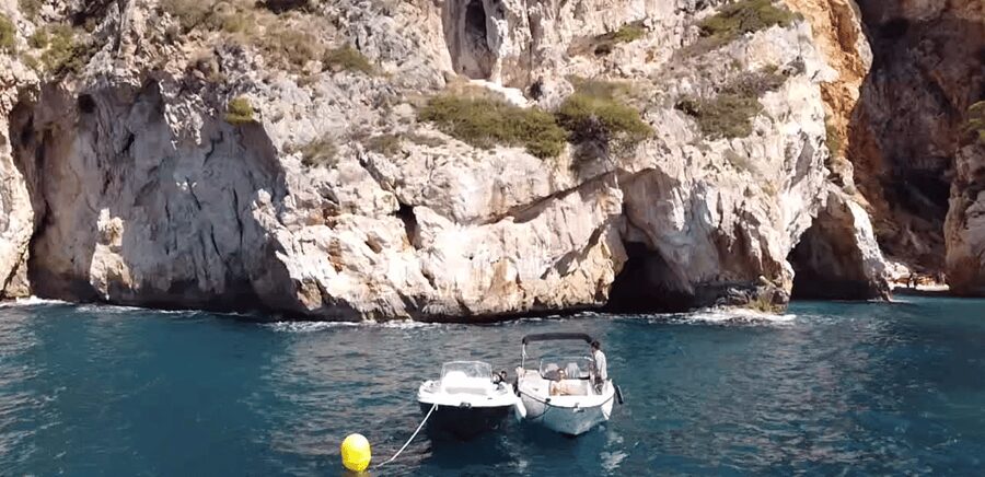 All included Private Boat Half Day. Denia and Javea coast. - Premium Boat Comfort: Shade, Shower, Bluetooth, and Space