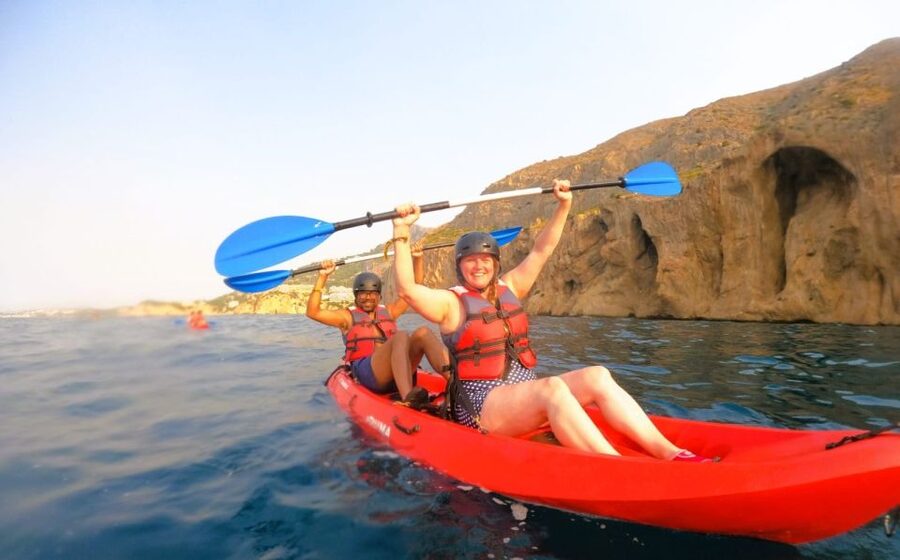 Altea: Guided Kayak Tour - The real plan: 15 minutes of briefing, then guided paddling