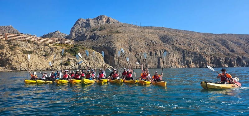 Altea: Morro de Toix Kayak Trip - Punta del Mascarat to Cala Barra Gran: getting your kayak bearings fast