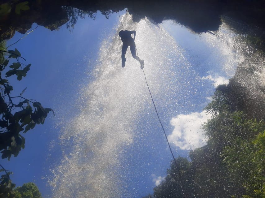 Anna: amazing water canyoning experience near Valencia - The canyon walk and first water moments: jumps, slides, and options