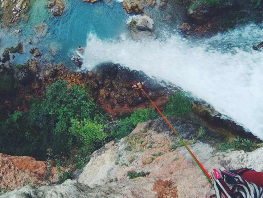Anna: Guided Canyoning Tour - Natural slides: the fun factor that builds confidence