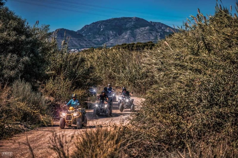 Benidorm: Jungle or Algar Waterfalls Quad Tour - The ride itself: dirt tracks, riverbed segments, and Callosa vibes