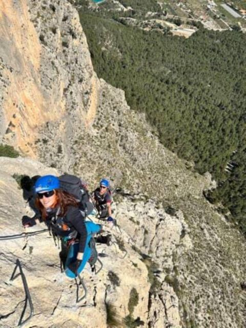 Benidorm: Via ferrata Ponoig, cerca de la Nucia - Language Support: English, French, Spanish, and Solo Comfort