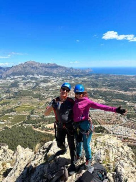 Benidorm: Via ferrata Ponoig, cerca de la Nucia - The Rope Descent: 25 and 35 Metres of Abseiling
