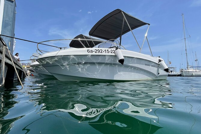 Boat Rental Without License in La Marina de Valencia - Your Boat: New Feel, Sun Comfort, and Easy Water Access