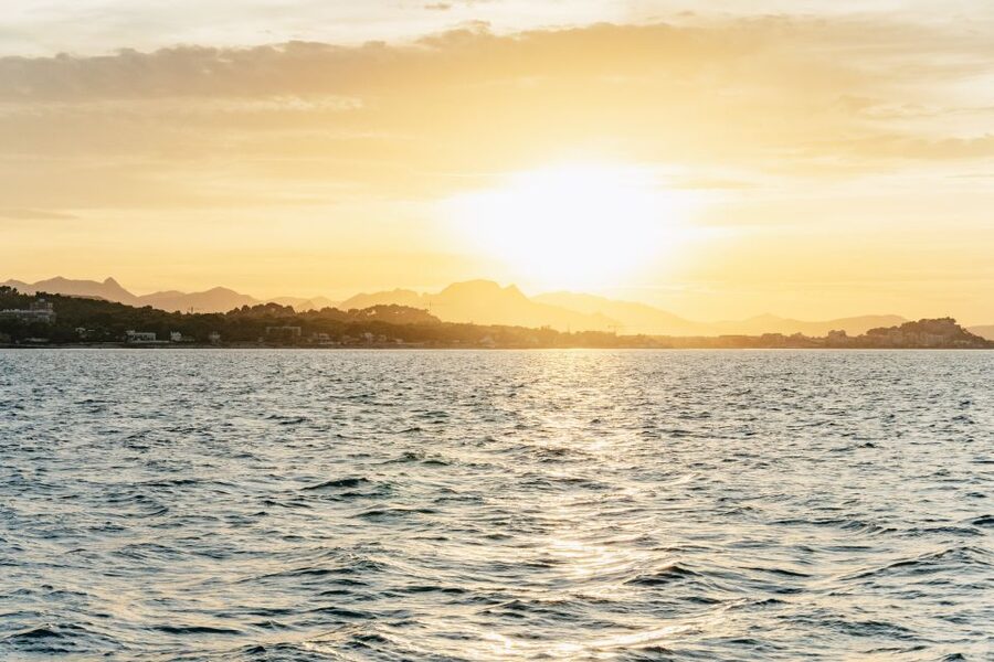 Dénia: Daytime or Sunset Catamaran Cruise - Setting Up on Board: Nets for Sunset, Seats for Everyone
