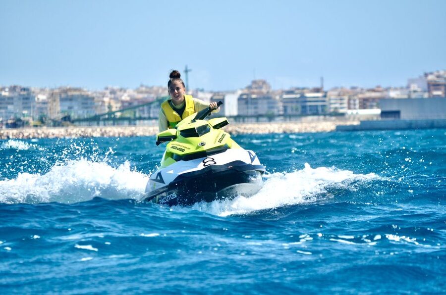 from Torrevieja: Jet ski tour without a license. - The People Part: Friendly Team, One Caveat on Guide Behavior