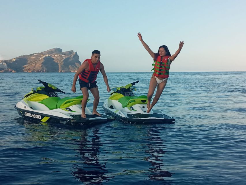 from Torrevieja: Jet ski tour without a license. - The Swim in Torrevieja Coves: When the Tour Turns From Fast to Fun