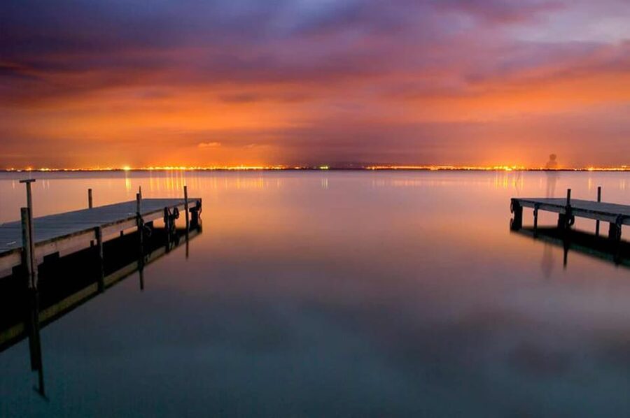 From Valencia: Albufera Boat Ride, Sunset & Paella Included - Paella time on the Albufera side: a full set menu, not a quick stop