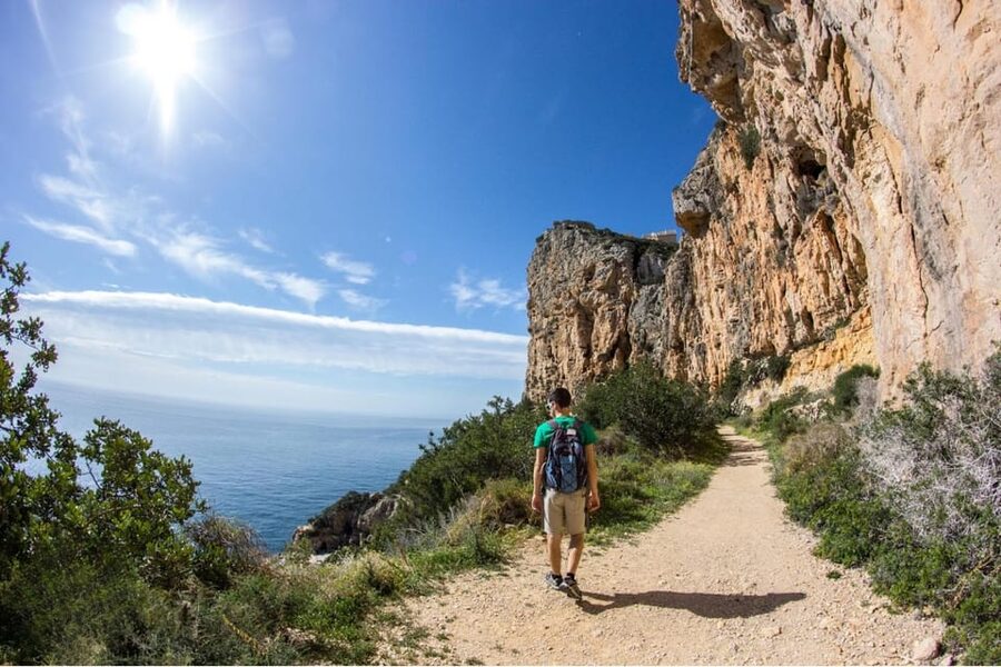 From Valencia: Cala del Moraig Hiking & Beach Trip - Cova dels Arcs: the sea-walk arches moment