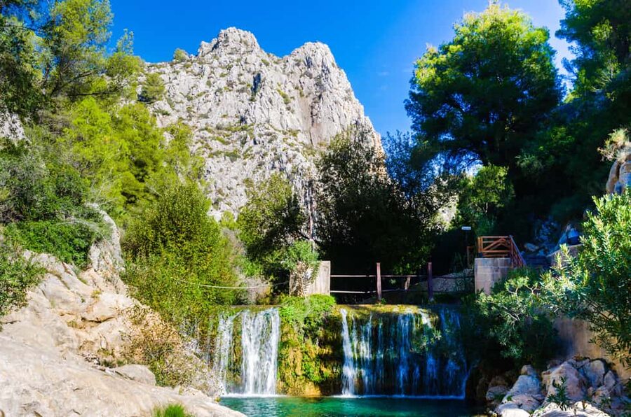 From Valencia & Calpe: Guadalest, Altea & Algar Waterfalls - Guadalest on a rocky ridge: medieval lanes and viewpoint time