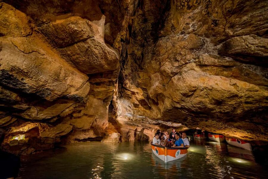 From Valencia: Caves of San José Guided Excursion and Ticket - Your guided start: learn the cave story before you enter