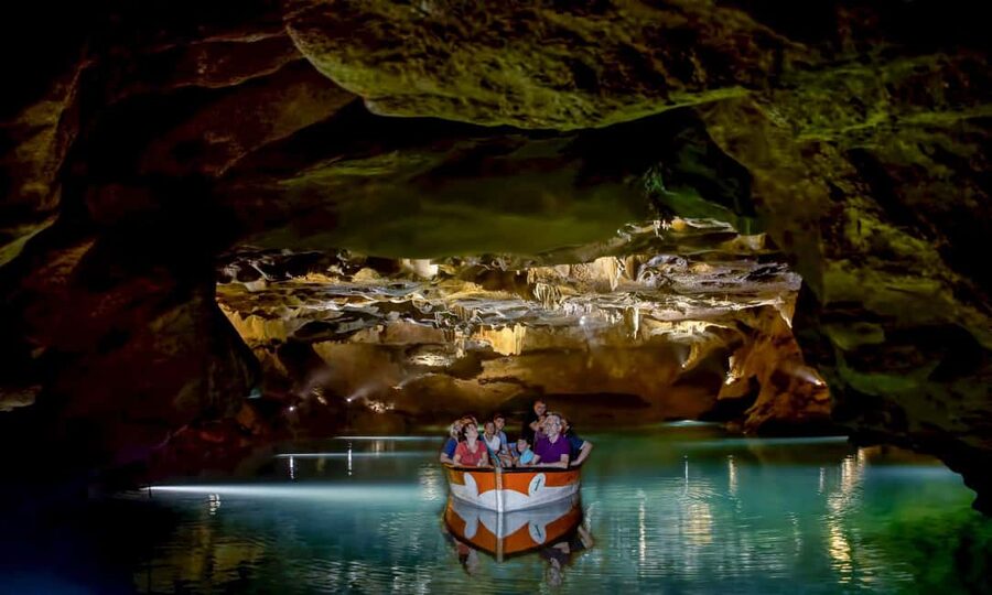 From Valencia: Caves of San José Guided Tour & Boat Ride - Walking into the cave experience: boat first, then a dry gallery