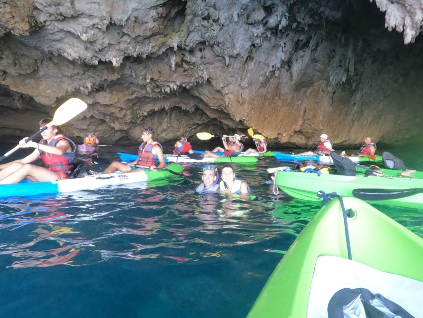 Granadella: Caló, Cova Llop Marí, and Ambolo Kayak Trip - Llop Marí Cave: what the short sailing adds to the experience