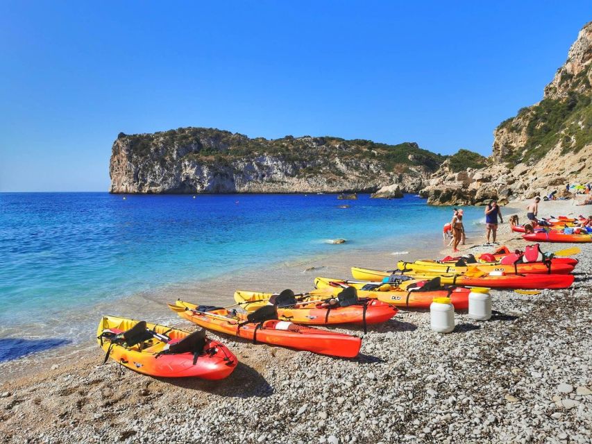 Jávea: Kayak trip to Granadella - Jetty start at Granadella: where the fun begins