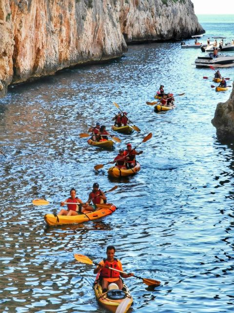 Jávea: Kayak trip to Granadella - Llop Marí Cave: the sea-lion shelter that adds a twist