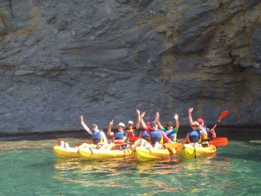 Kayak de Villajoyosa a Benidorm, El Aguilo - Stop 1: Cala Racó de Conill photo moment and a short paddle break