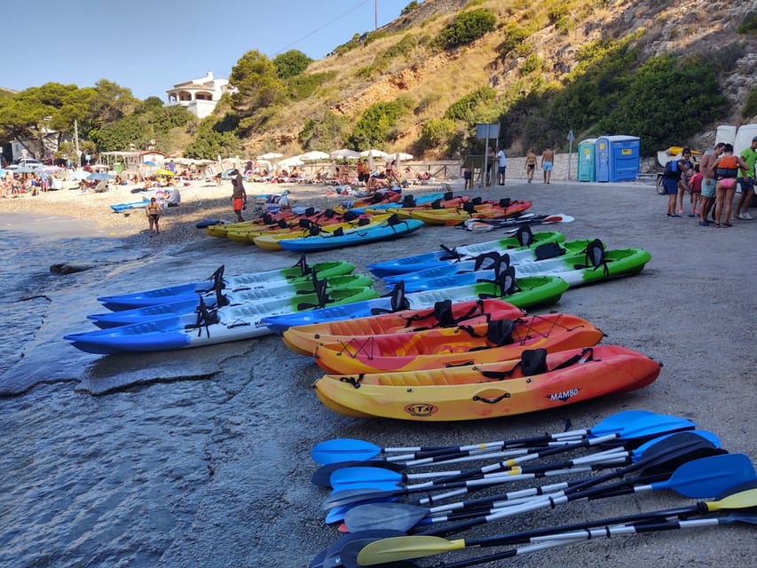 kayak route in granadella javea cave llop marí,cala en caló - Why Cala Granadella makes a smart 3-hour kayak day