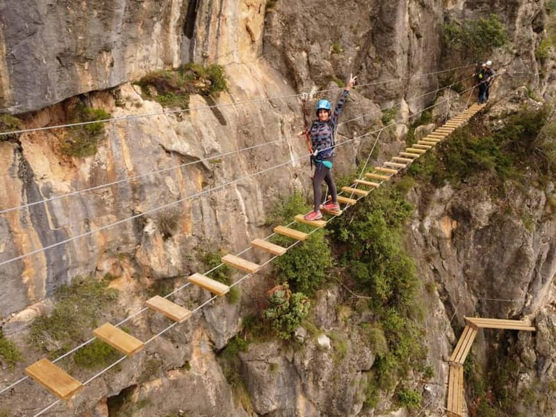 Marxuquera: La Falconera Via Ferrata - The hinge section that feels different from the rest