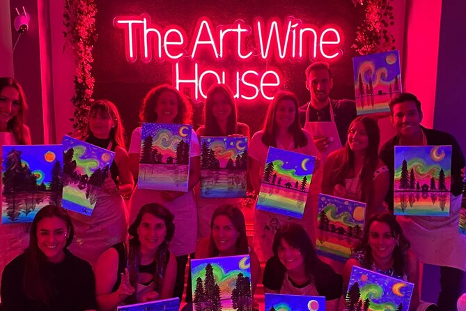 Paint a neon fluorescent picture while drinking unlimited wine - What the Professional Guide Does (and What You Can Relax About)
