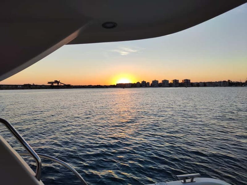 Sailing with sunset and swim in the sea - From Marina Bay to open water in just 2 hours