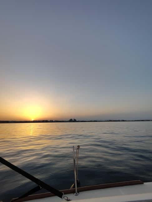 Sailing with sunset and swim in the sea - The yacht setup: two decks, fly bridge, and real room to breathe