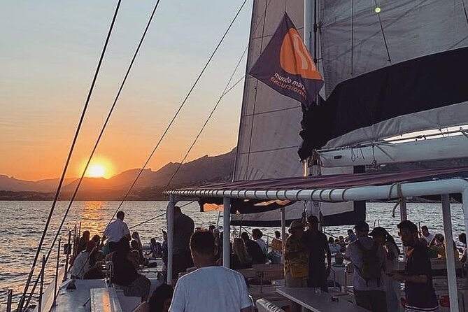 Sunset in Valencia from the Catamaran Mundo Marino - Key Highlights to Know Before You Go