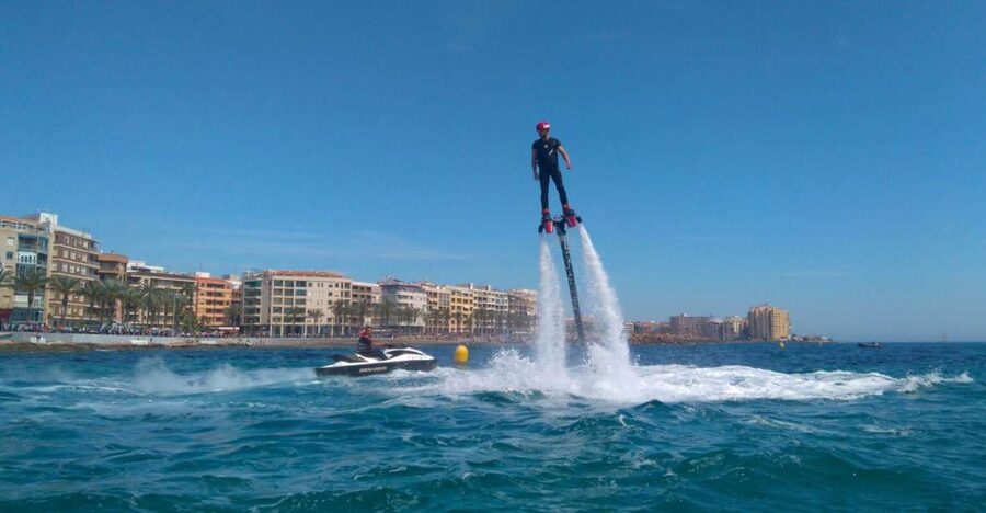 Torrevieja Flyboard Experience - Getting to the meeting point at Real Club Náutico