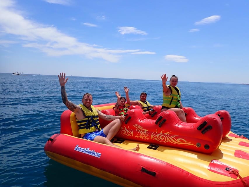 Torrevieja: Speedboat-Powered Inflatable Crazy Sofa Ride - What’s Included: Lifejacket and Helmet (And Why That Matters)