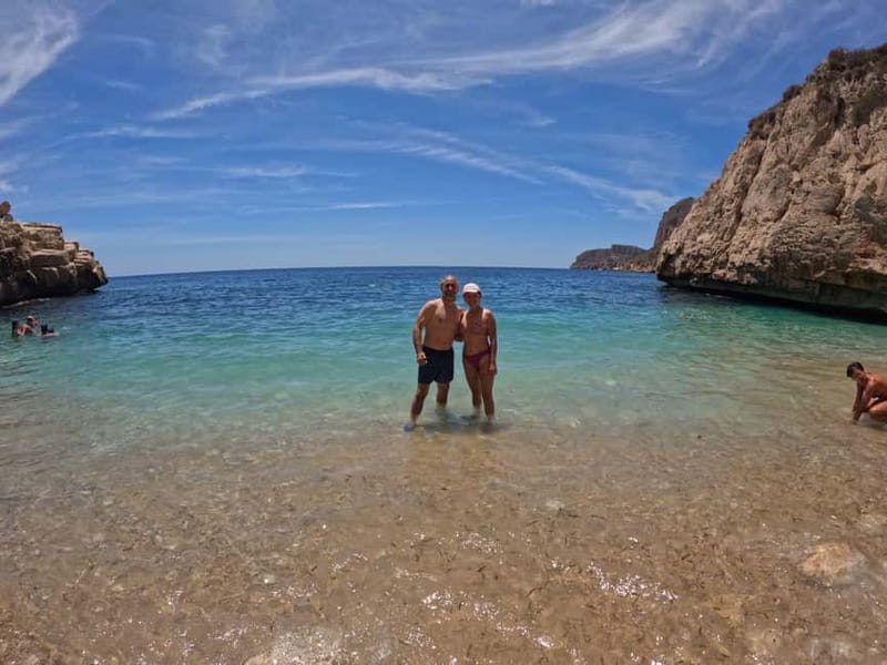 Tour kayak Moraira - Benitatxell (Cala Moraig) - Cala Pinos and the paddle rhythm before the first big stop