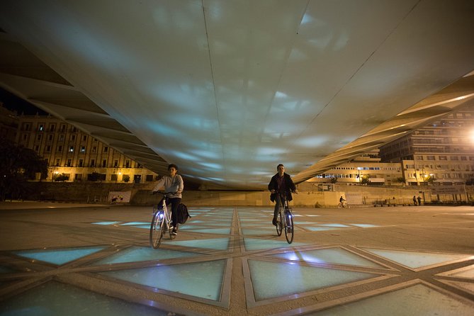 Valencia By Night Bike Tour - Stop 1: Plaza de la Virgen Under Night Lighting