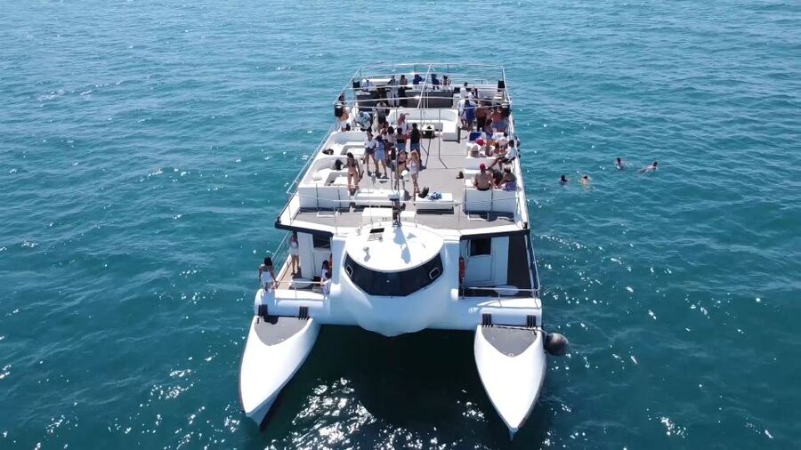 Valencia: Catamaran Cruise, Paella Lunch and Swim Stop - The vibe on a Valencia catamaran, easygoing and seaworthy
