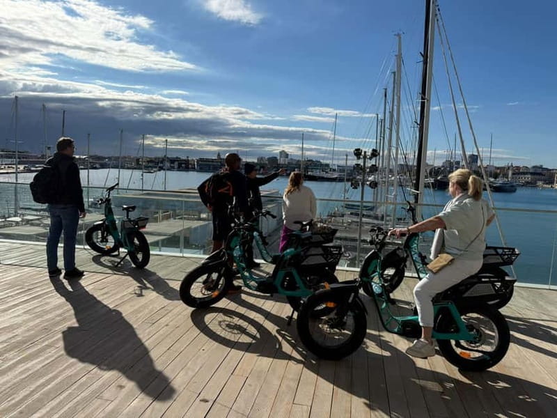Valencia: E-bike Tour, Beaches, & City of Arts and Sciences - La Marina de València: harbor views with zero travel stress