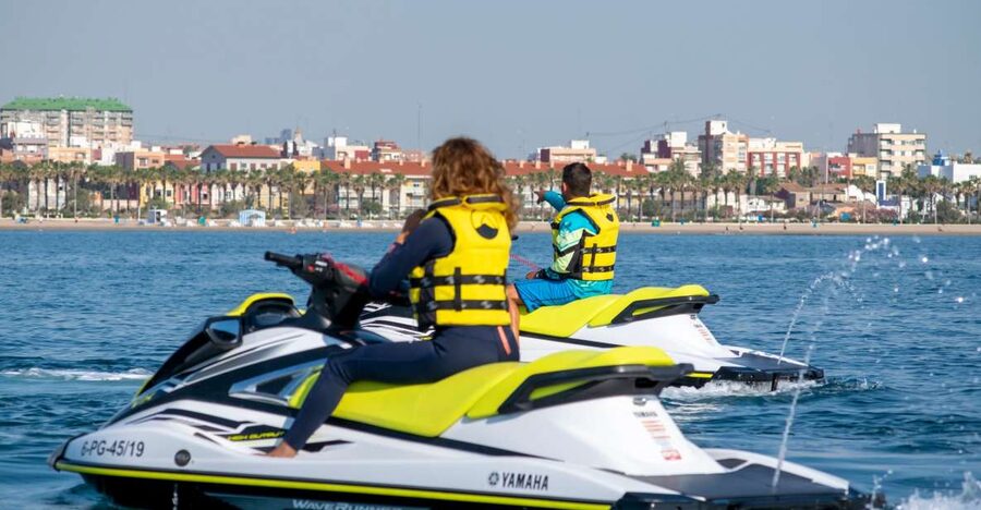 Valencia: Jet Ski Tour with Paddle Surf - Getting Your Jet Ski Ready: briefing, gear, and first throttle