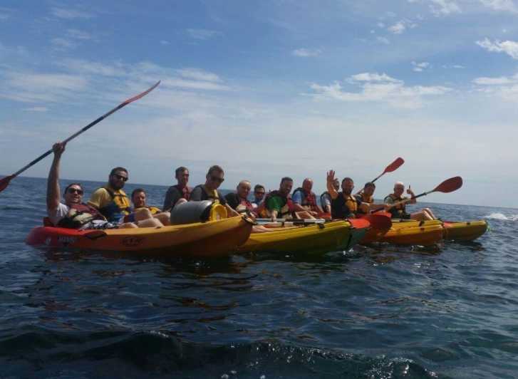 Valencia: Kayak Excursion - The first hour on Malvarrosa Beach: paddle time that feels guided