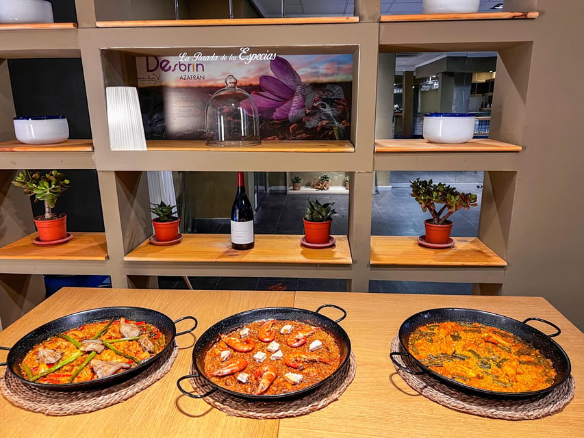 Valencia: Paella Cooking Class with Central Market Tour - Fresh ingredients in hand, then your paella class starts live