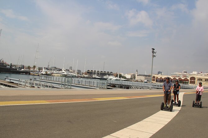 Valencia Port Private Segway Tour - La Malva-rosa port, old terminals to modern waterfront